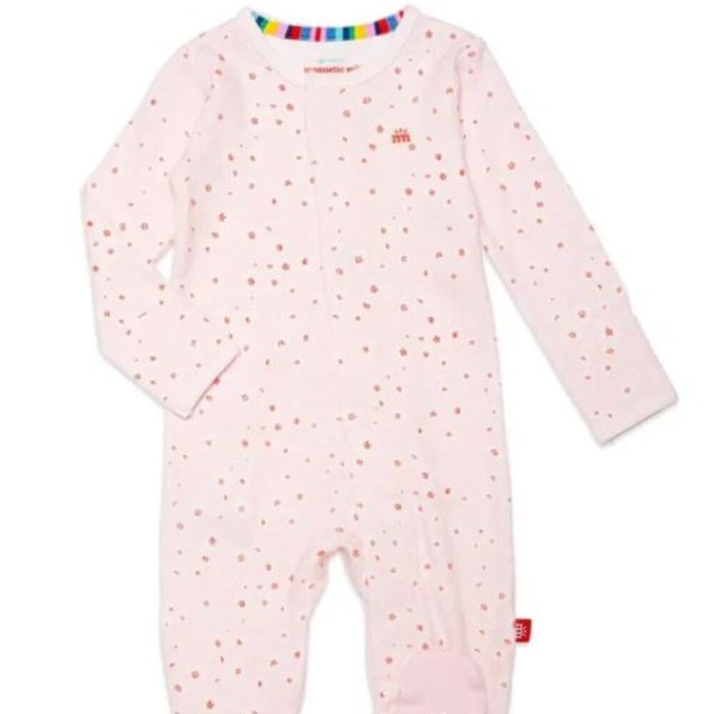 Magnetic Me Chloe Organic Cotton Magnetic Footie (3-6M)